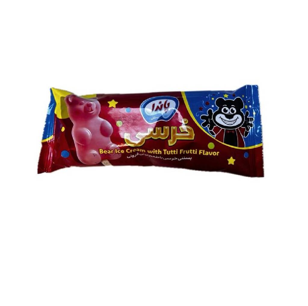 پاندا بستنی خرسی با طعم توتی فروتی